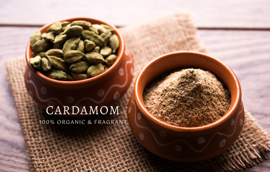 Ayurvedic Symphony: Cardamom, Cacao, and Rose - A Harmonious Blend for Digestive Bliss and Dosha Balance
